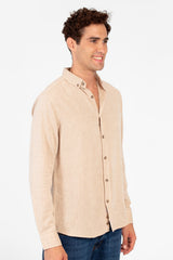 Men's Basic Regular Fit Long Sleeve Shirt