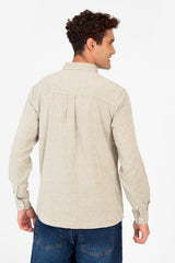Men's Basic Regular Fit Long Sleeve Shirt