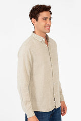 Men's Basic Regular Fit Long Sleeve Shirt