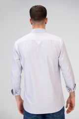 Mens Basic Plain Slim Fit Long Sleeves Shirt