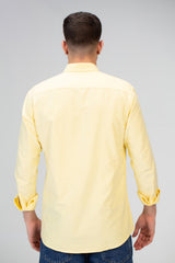 Mens Basic Plain Slim Fit Long Sleeves Shirt