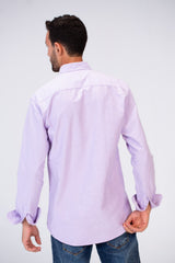 Mens Basic Plain Slim Fit Long Sleeves Shirt