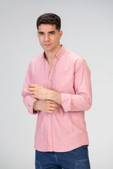 Mens Basic Plain Slim Fit Long Sleeves Shirt