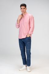 Mens Basic Plain Slim Fit Long Sleeves Shirt