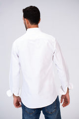 Mens Basic Plain Slim Fit Long Sleeves Shirt