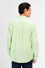 Men's Basic Linen Regular Fit Shirt