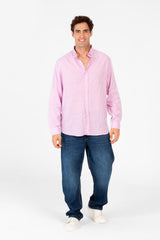 Men's Basic Linen Regular Fit Shirt