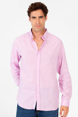 Men's Basic Linen Regular Fit Shirt