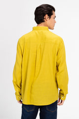 Men's Basic Linen Regular Fit Shirt