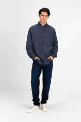Men's Basic Linen Regular Fit Shirt