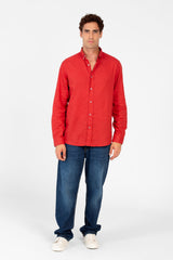 Men's Basic Linen Regular Fit Shirt