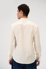 Men's Slim Fit Long Sleeve Basic Shirt
