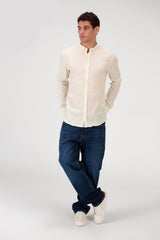 Men's Slim Fit Long Sleeve Basic Shirt