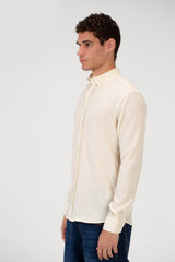 Men's Slim Fit Long Sleeve Basic Shirt