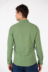 Men's Slim Fit Long Sleeve Basic Shirt