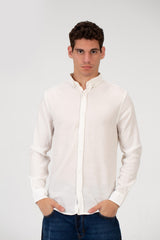 Men's Slim Fit Long Sleeve Basic Shirt
