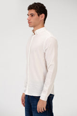 Men's Slim Fit Long Sleeve Basic Shirt