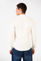 Men's Basic Slim Fit Collar Long Sleeve Shirt