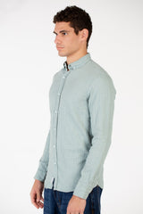 Men's Basic Slim Fit Collar Long Sleeve Shirt