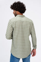 Mens Basic Shirt With Long Sleeves And Basic Colors