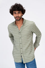 Mens Basic Shirt With Long Sleeves And Basic Colors