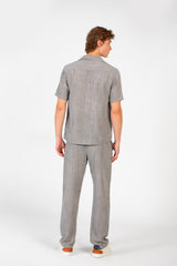 Men's Modern Linen Slim Fit Outfit Set