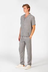Men's Modern Linen Slim Fit Outfit Set