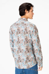 Men's Long Sleeve Slim Fit Jakar Shirt