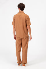 Men's Slim Fit Linen Breathable Outfit Set
