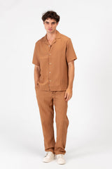 Men's Slim Fit Linen Breathable Outfit Set