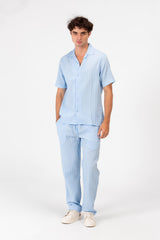 Men's Slim Fit Linen Breathable Outfit Set