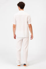Men's Slim Fit Linen Breathable Outfit Set