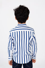 Boys Small Striped Colorful Shirt