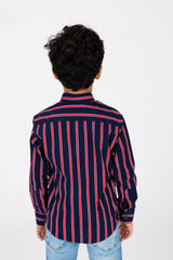 Boys Small Striped Colorful Shirt