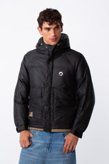 Men's Urban Hooded Waterproof Essential Long Sleeve Jacket