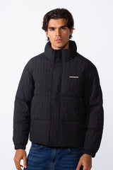 Men's Quilted Hooded Puffer Waterproof Jacket