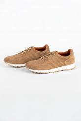 Men’s Low-Top Tan Leather Collar Comfort Breathable Gum Rubber Tomato Store Shoes