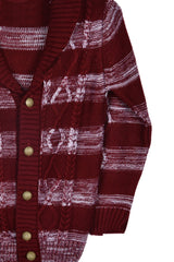 Boy's Regular Fit Unique Style Wool Pullover