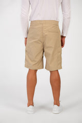 Men's Summer Basic Waterproof Short With Elastic Waistband And Zippered Pockets