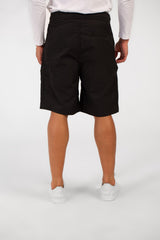 Men's Summer Basic Waterproof Short With Elastic Waistband And Zippered Pockets