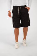 Men's Summer Basic Waterproof Short With Elastic Waistband And Zippered Pockets