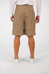 Men's Summer Basic Waterproof Short With Elastic Waistband And Zippered Pockets