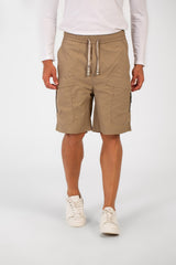 Men's Summer Basic Waterproof Short With Elastic Waistband And Zippered Pockets