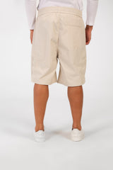 Men's Summer Basic Waterproof Short With Elastic Waistband And Zippered Pockets