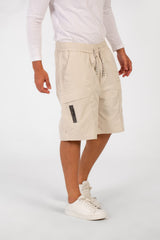 Men's Summer Basic Waterproof Short With Elastic Waistband And Zippered Pockets