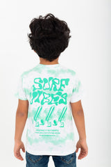 Boy's Printed T-shirt With Round-Neck And Short Sleeves