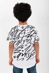 Boys' Half-Sleeve T-shirt Printed With A Comfortable Fit