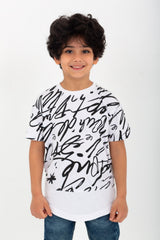 Boys' Half-Sleeve T-shirt Printed With A Comfortable Fit