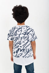 Boys' Half-Sleeve T-shirt Printed With A Comfortable Fit