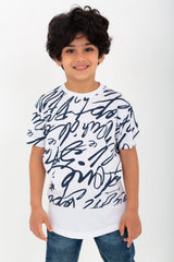 Boys' Half-Sleeve T-shirt Printed With A Comfortable Fit